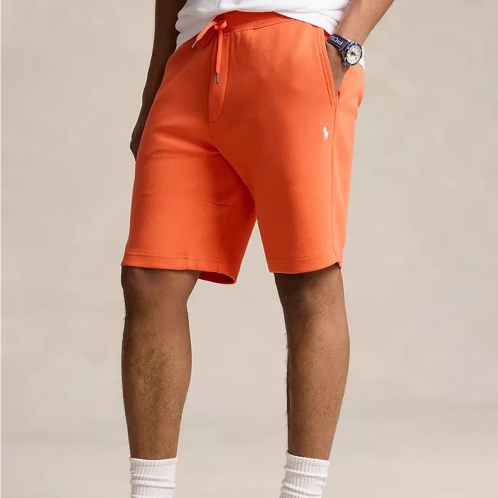 Orange Polo Ralph Lauren shorts knit drawstring shorts xxl #polo #preppy